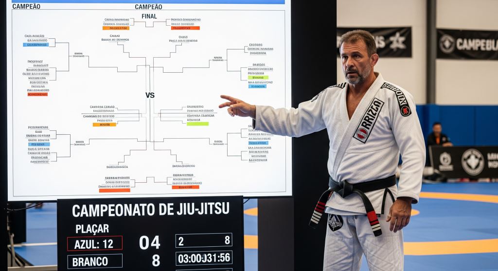 A Mágica do Chaveamento Automático: O Fim do Caos nos Campeonatos de Jiu-Jitsu